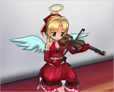 奏者のヴァイオリン