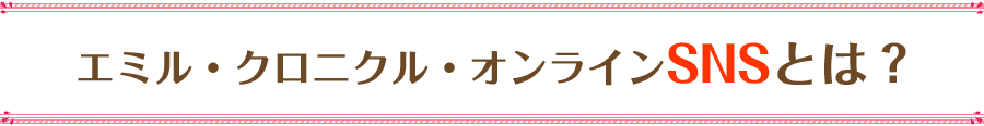 エミル・クロニクル・オンラインSNSとは？